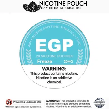 EGP Freeze 20MG Nicotine Pouches/Snus