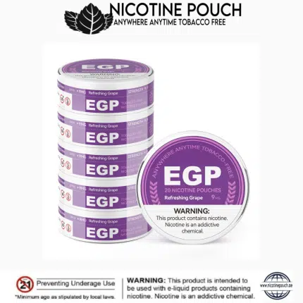 EGP Refreshing Grape Nicotine Pouches 9mg