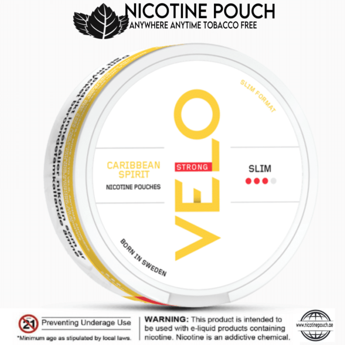 VELO Caribbean Spirit Nicotine Pouches