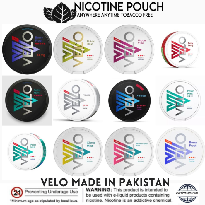 VELO Nicotine Pouches (Made in Pakistan)