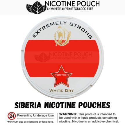 Siberia Nicotine Pouches White Dry Extremely Strong